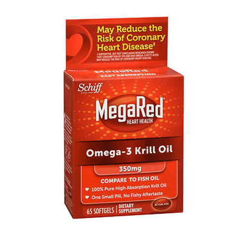 Schiff, MegaRed Omega-3 Krill Oil, 350 Mg, 60 Softgels Schiff