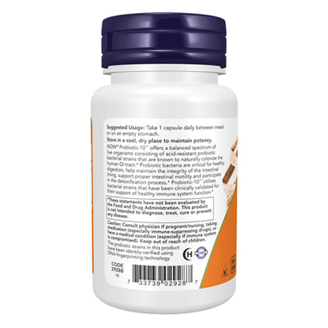 Now Foods, Probiotic-10 50 Billion, 50 Veg Capsules Now Foods
