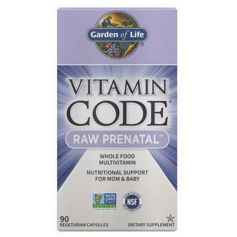 Garden of Life, Vitamin Code, Raw Prenatal 90 Caps Garden of Life