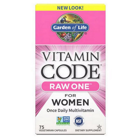 Garden of Life, Vitamin Code, Raw One for Women 75 Caps Garden of Life