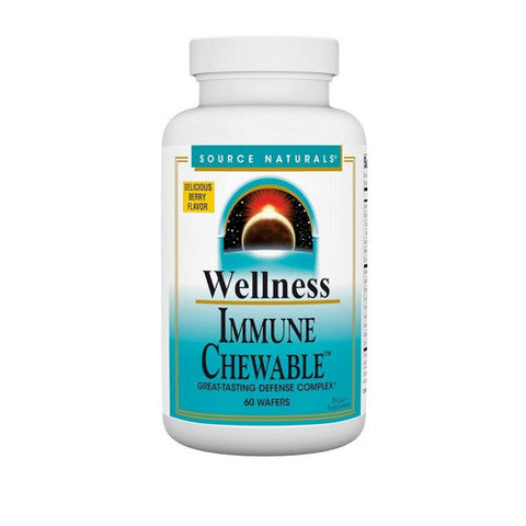 Source Naturals, Wellness Immune Chewable, 60 wafer Source Naturals