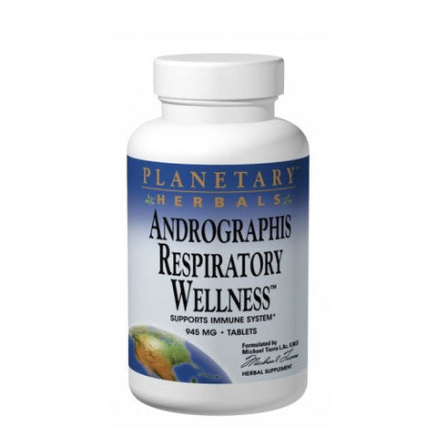 Planetary Herbals, Andrographis Respiratory Wellness, 120 tabs Planetary Herbals