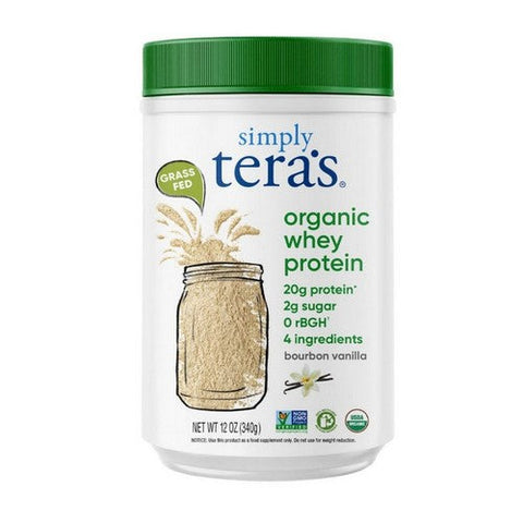 Tera's Whey, Organic Whey Protein Bourbon Vanilla, 12 Oz Tera's Whey
