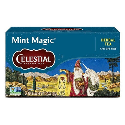 Celestial Seasonings, Herbal Tea Mint Magic Caffeine Free, 20 Bags Celestial Seasonings