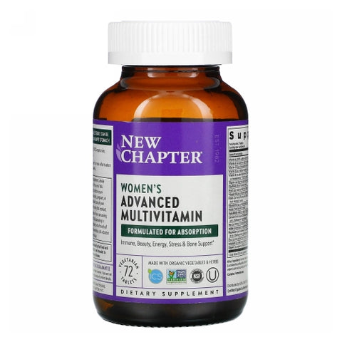 New Chapter, Women's Advanced Multivitamin, 24 Veg Tabs New Chapter
