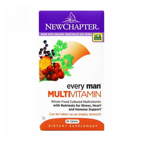New Chapter, Men's Advanced Multivitamin, 48 Tabs New Chapter