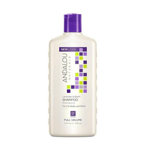 Andalou Naturals, Full Volume Shampoo, Lavender and Biotin 11.5 oz Andalou Naturals