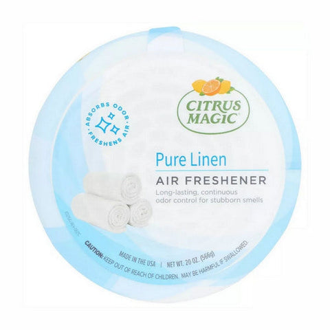 Citrus Magic, Solid Air Freshener, Pure Linen 20 oz Citrus Magic
