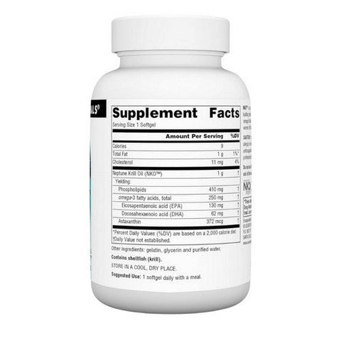 Source Naturals, Neptune Krill Oil, 1000 mg, 60 sgels Source Naturals