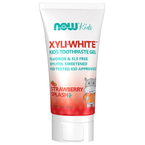 Now Foods, XyliWhite Kids Toothpaste Gel, Strawberry Splash 3 oz Now Foods