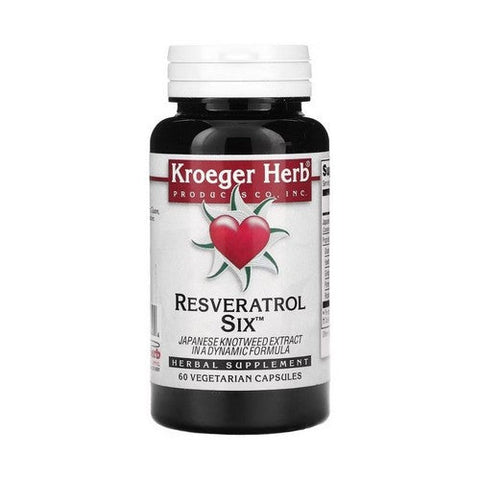 Kroeger Herb, Resveratrol Six, 60 Veg Caps Kroeger Herb