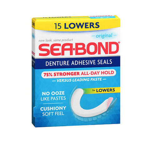 Sea-Bond, Denture Adhesive Seals Uppers Original, Box Of 15 Sea-Bond