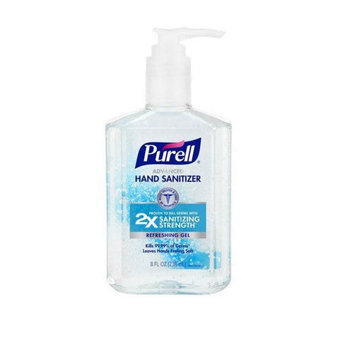 Purell, Advanced Hand Sanitizer Gel With Pump, Original 8 oz Purell