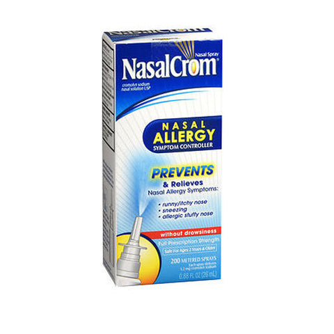 Nasalcrom, Cromolyn Sodium Nasal Solution Nasal Allergy Symptom Controller Spray, 0.88 Oz Nasalcrom
