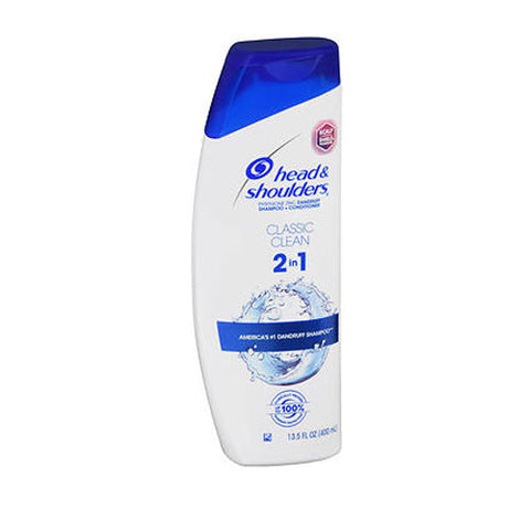 Head & Shoulders, 2-In-1 Dandruff Shampoo Plus Conditioner, Classic Clean 14.2 oz Head & Shoulders