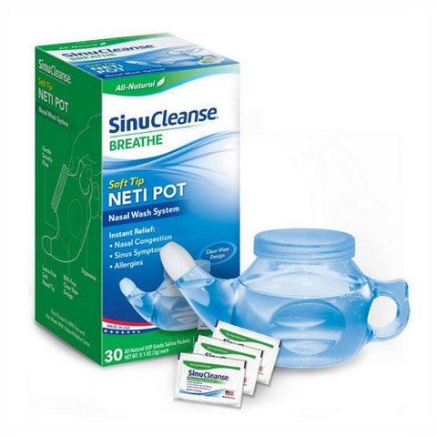 Sinucleanse, Netipot Nasal Wash Saline Kit, 1 Each Sinucleanse
