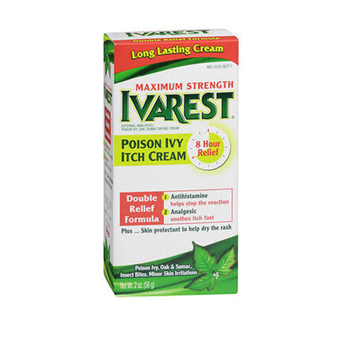 Ivarest, Poison Ivy Itch Cream Maximum Strength, 2 Oz Ivarest