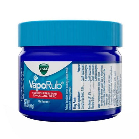 Vicks, Vaporub Cough Suppressant Ointment, 1.76 Oz Vicks