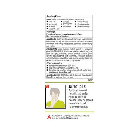 Ayr, Saline Nasal Gel, 0.5 Oz